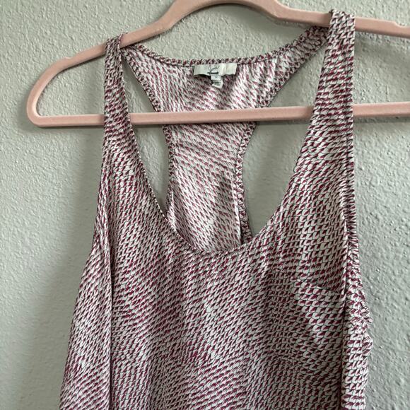 Joie 100% Silk Racerback Pocket Front Tank Blouse Women's Size Small - Picture 8 of 8